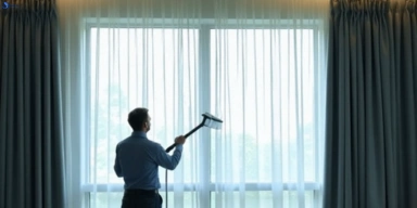 Commercial curtain stain removal service strathmore-vic hotels offices restaurants
