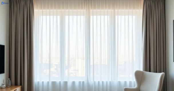 Freshly steam cleaned curtains in strathmore-vic QLD